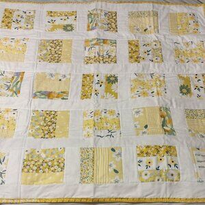 Handmade Yellow Prayer Quilt